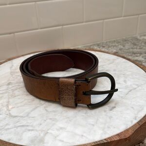 NOLA by Torino Vintage Brown Leather Belt